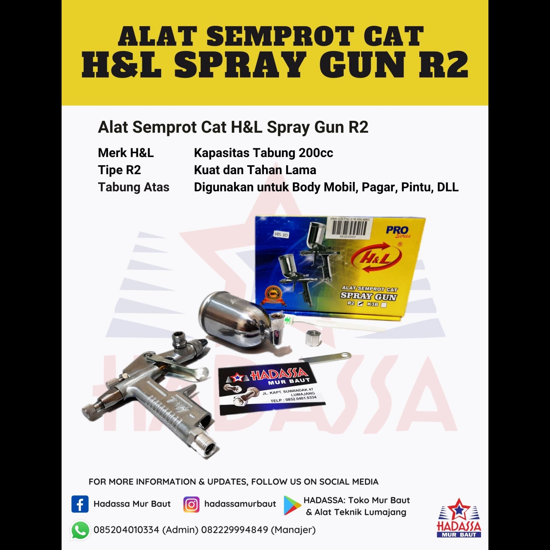 Alat Semprot Cat HL Spray Gun R2