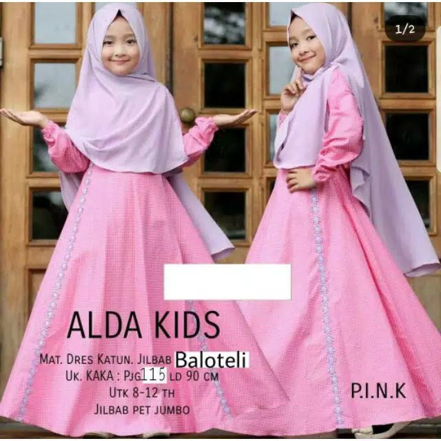 Alda Kids  Gamis Syari Anak Perempuan 2