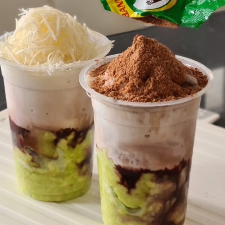 Alpukat Toping Milo Keju