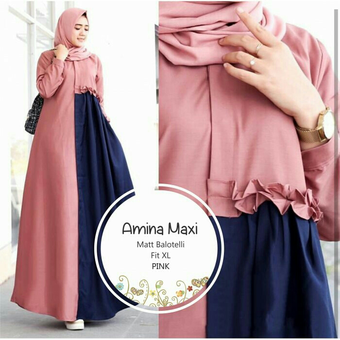 Amina Maxi Pink