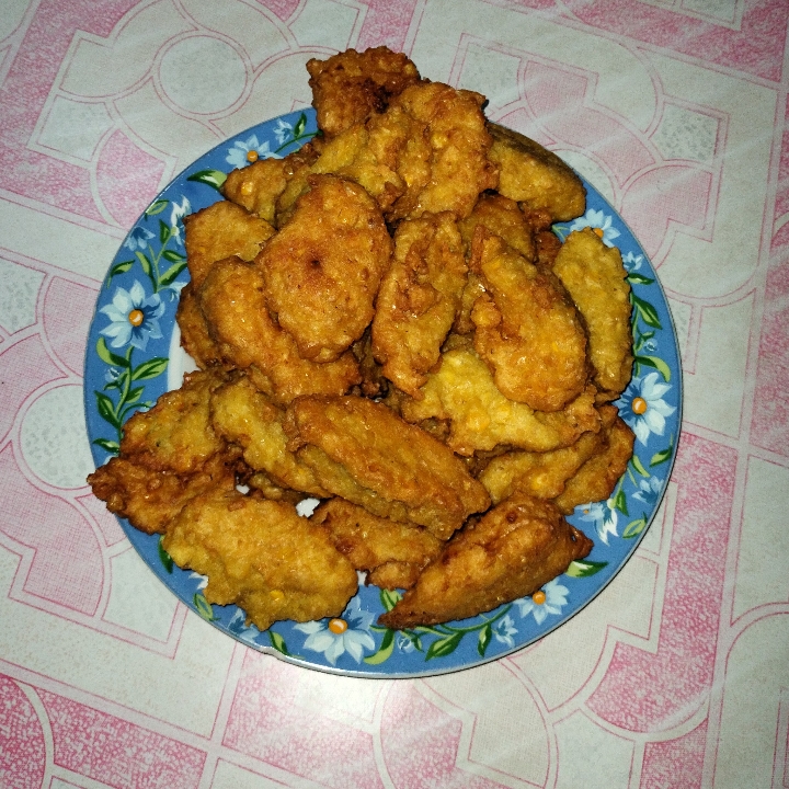 Ampal Jagung Baakwan Tempe Goreng