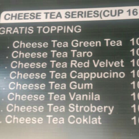 Aneka Minuman Cheese tea