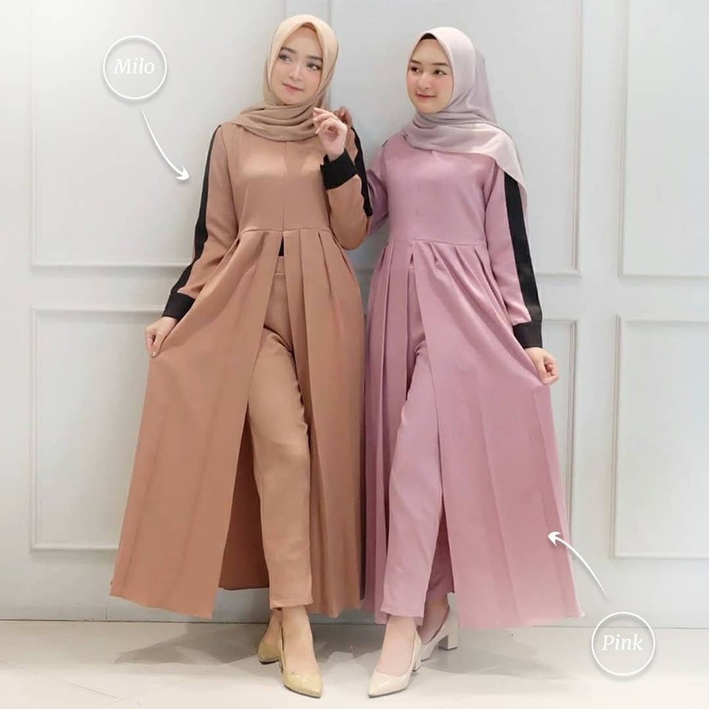 Anha Set  Setelan Outfit Muslim