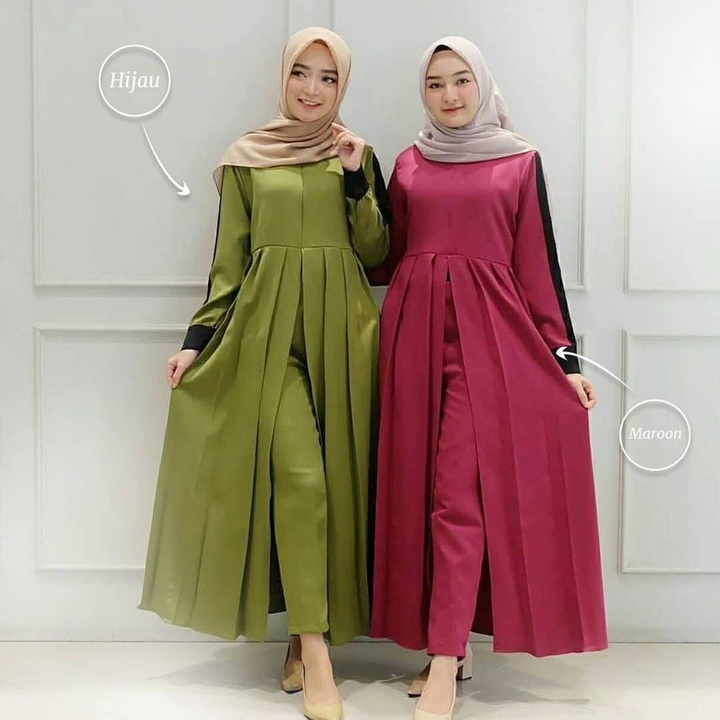 Anha Set  Setelan Outfit Muslim 2