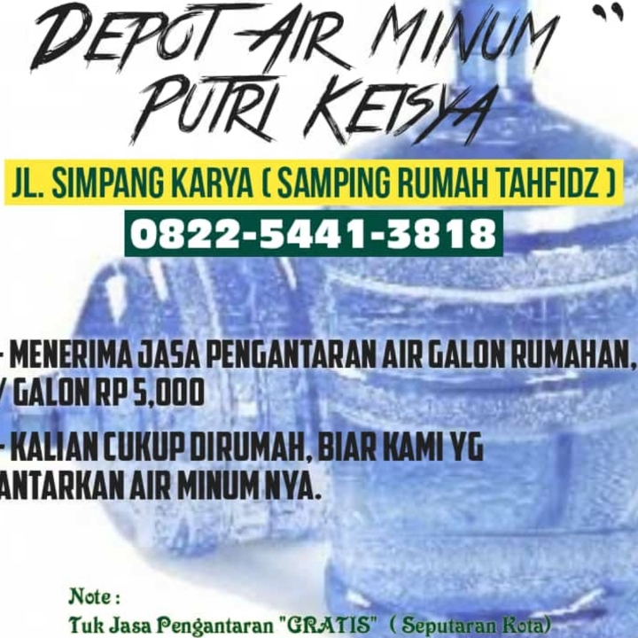 Antar Jemput Air GALON RUMAHAN