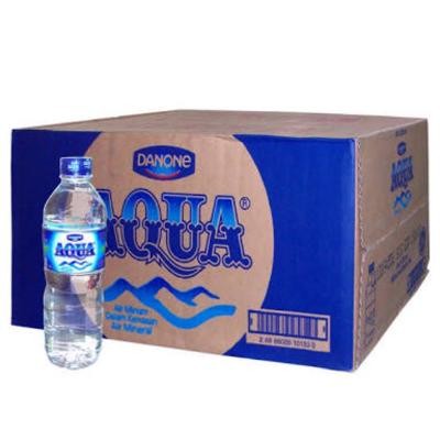 Aqua Botol Air Minum Mineral 600ml  Karton  24 Pcs