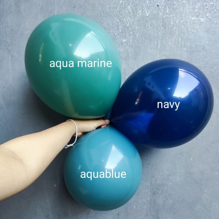 Aqua Marine X Aqua Blue X Navy