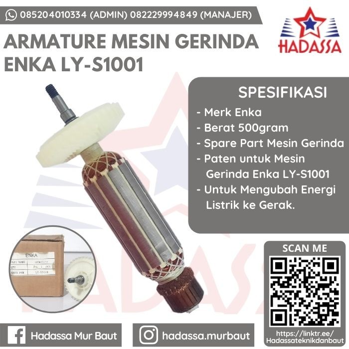 Armature Mesin Gerinda Enka LY-S1001