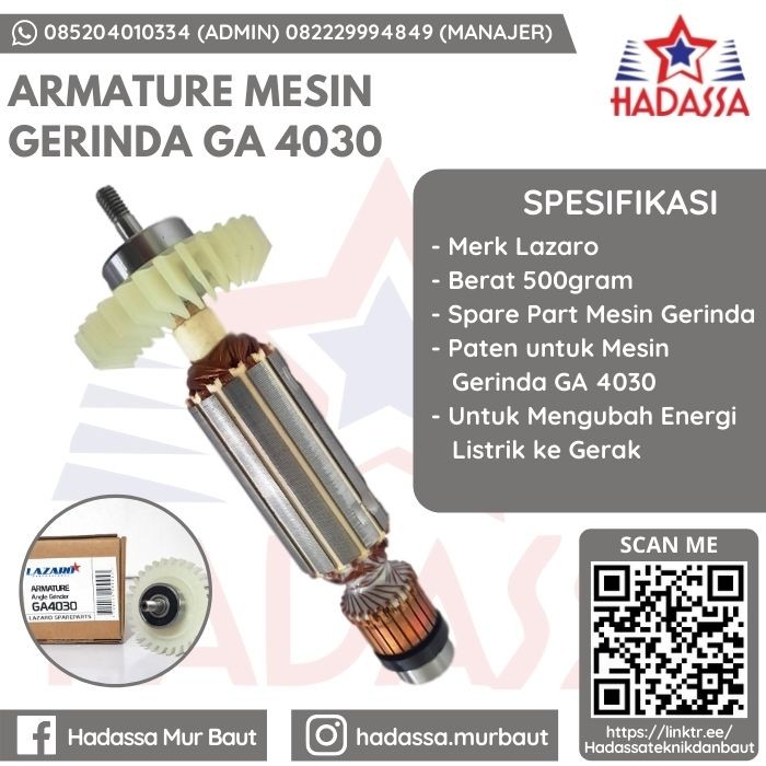 Armature Mesin Gerinda GA 4030