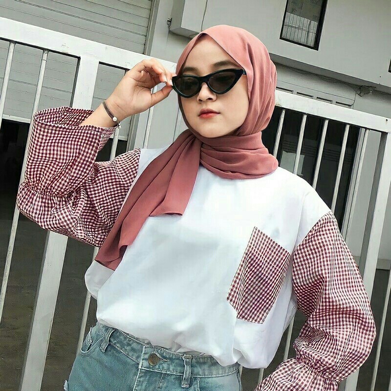 Aroha blouse - atasan wanita - pakaian wanita - blouse wanita - blouse 2