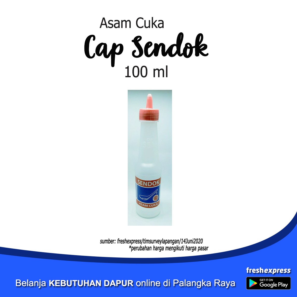 Asam Cuka Cap Sendok 100 Ml