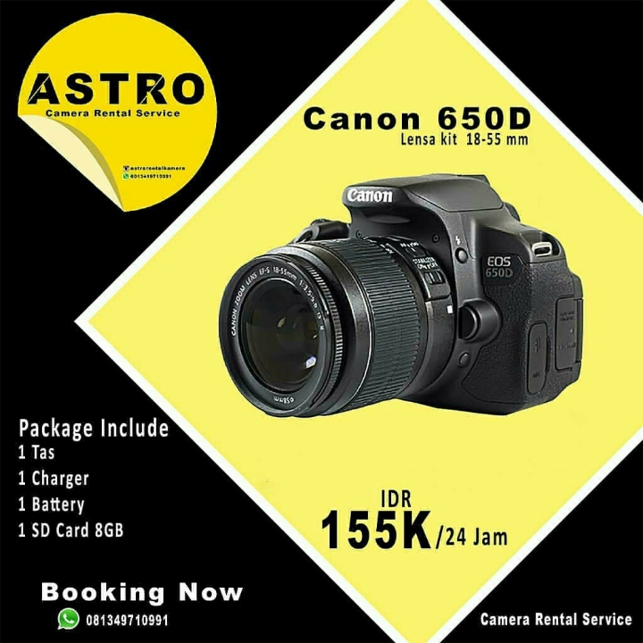 Astro Rental Kamera