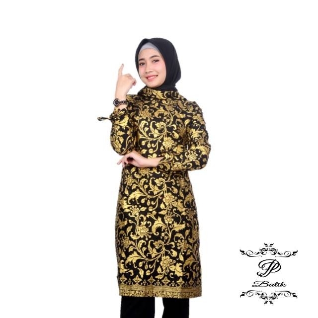 Atasan batik tunik prada