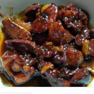 Ati Ampela tumis Sambal Kecap