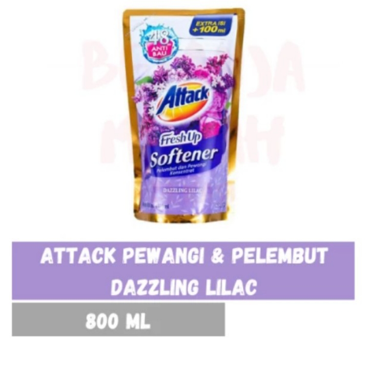 Attack Fresh Up Softener Dazzling Lilac 800 ml