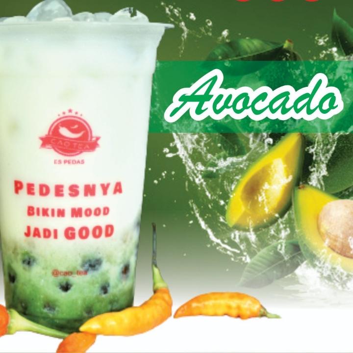 Es Pedas Avocado Level Sedang