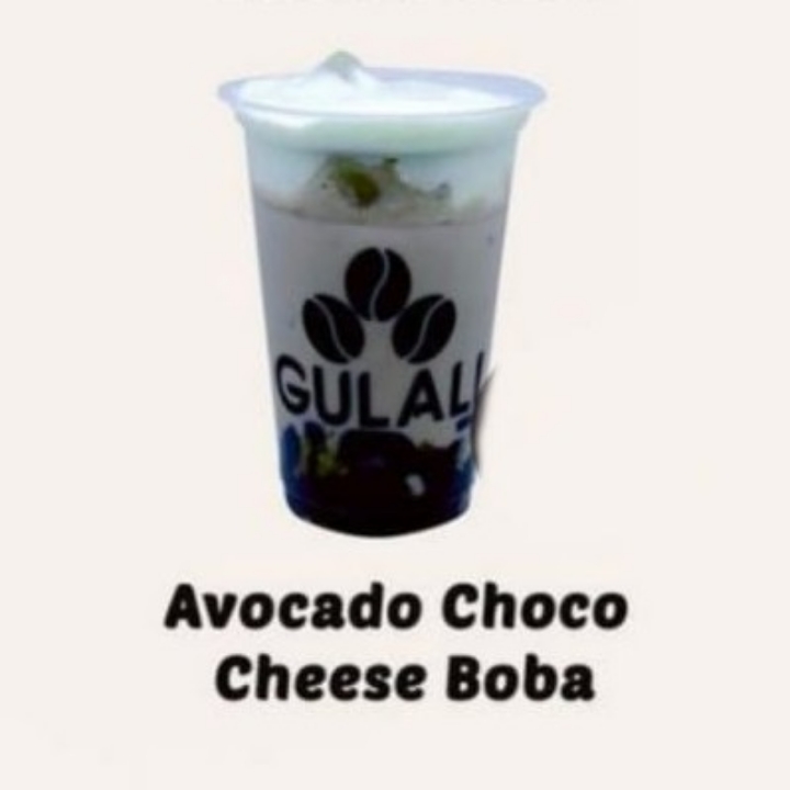 Avocado Choco Cheese Boba