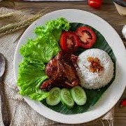 Ayam Bakar Biasa  Nasi