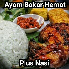 Ayam Bakar Hemat Plus Nasi