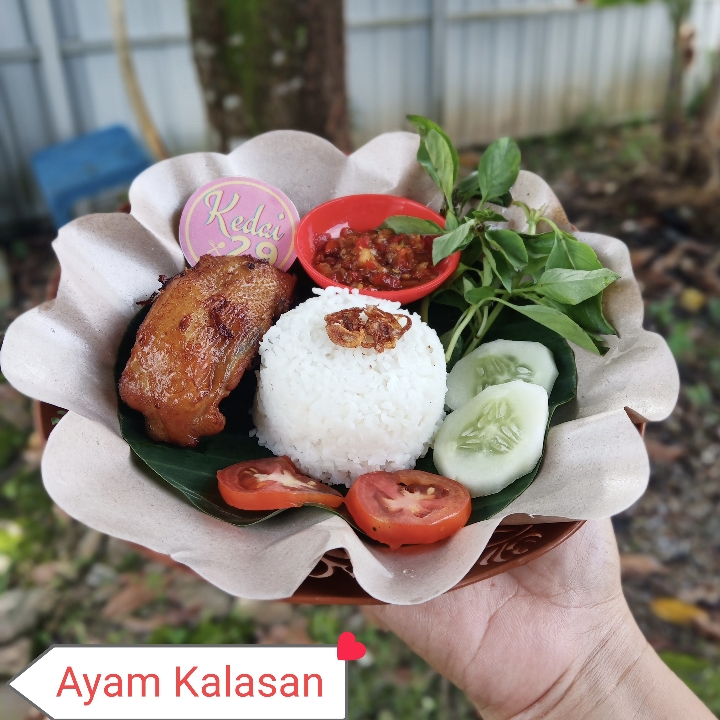 Ayam Bakar Kalasan Nasi putih