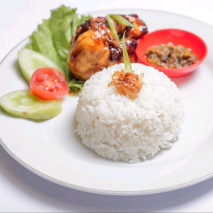 Ayam Bakar Madu Dan Nasi 