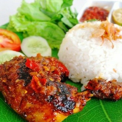 Ayam Bakar Plus Nasi