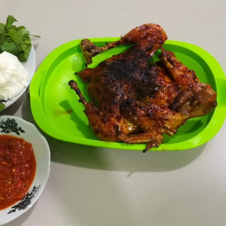 Ayam Cobek Kampung Bakar