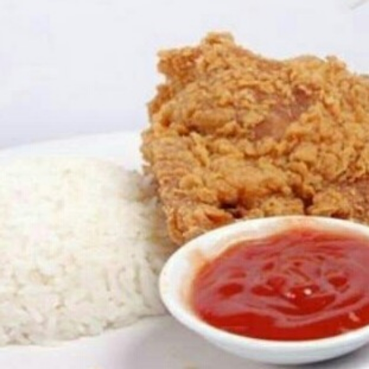 Ayam Crispy  Nasi