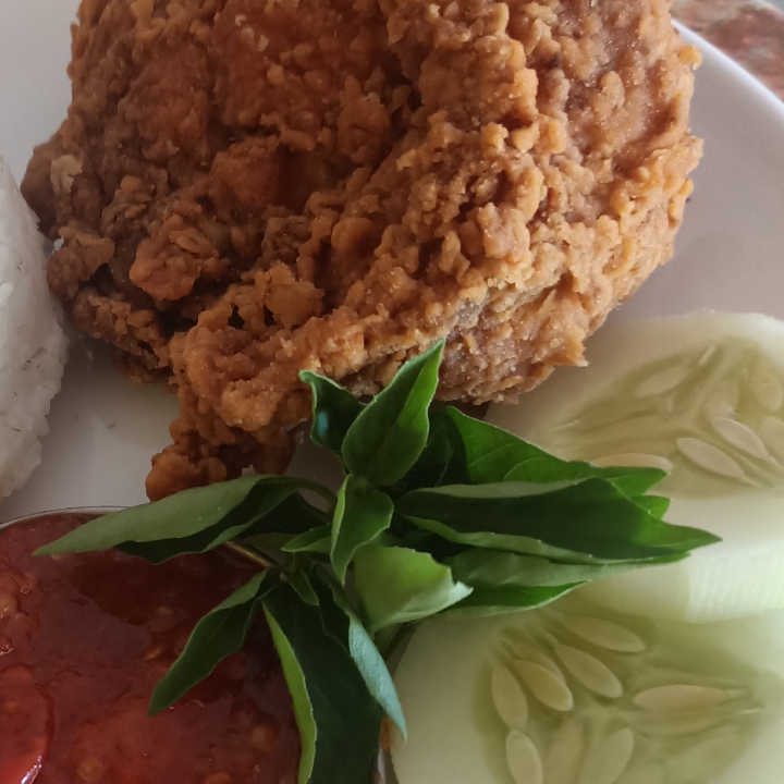 Ayam Crispy Sambel Terasi Dada Atau Paha Atas