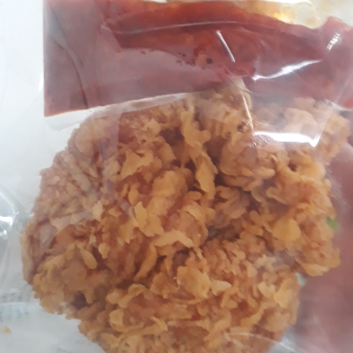 Ayam Crispy atau Geprek Plus Nasi