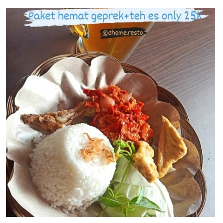 Ayam Geprek  Cabe Merah