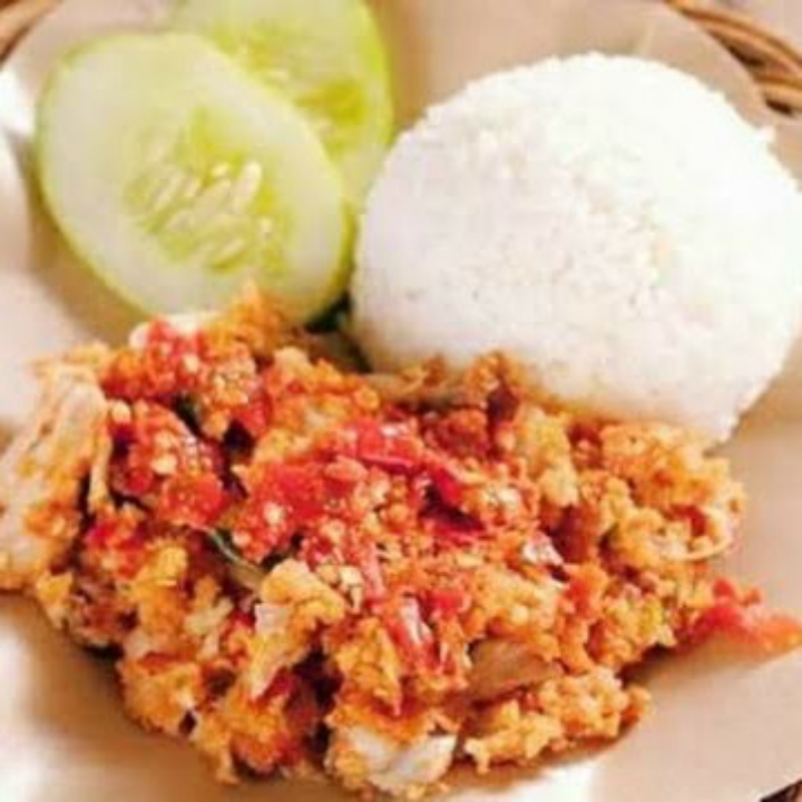 Ayam Geprek Dan Nasi