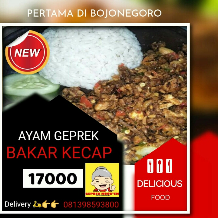 Ayam Geprek Bakar Kecap