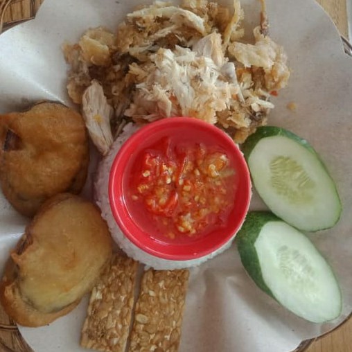 Ayam Geprek Biasa Original Free Nasi