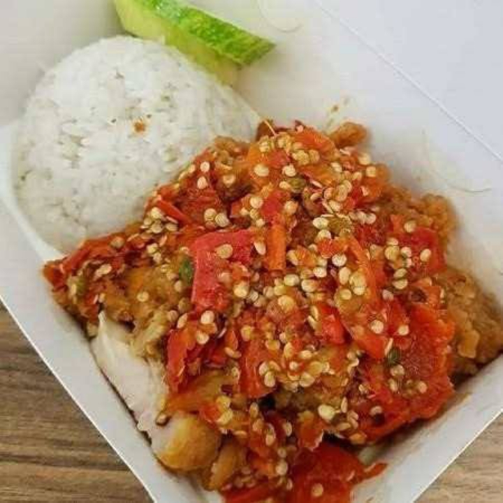 Nasi Ayam Geprek Goreng