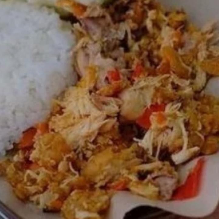 Ayam Geprek Level dan Nasi