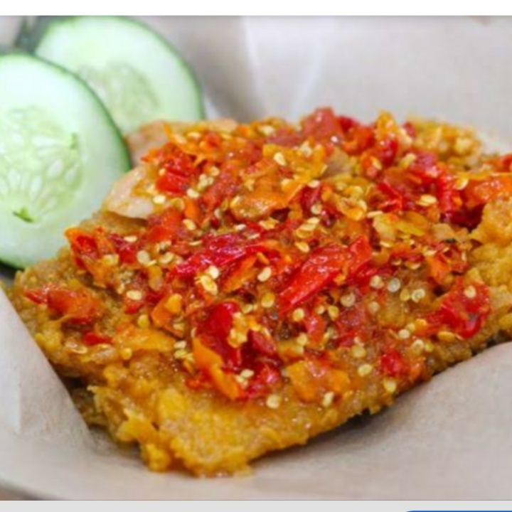 Ayam Geprek Makcik Original Tanpa Nasi