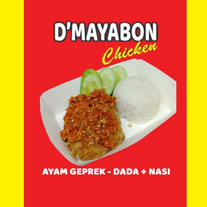 Ayam Geprek Nasi