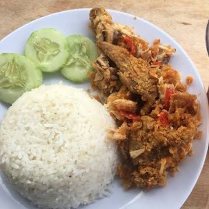 Ayam Geprek Nasi