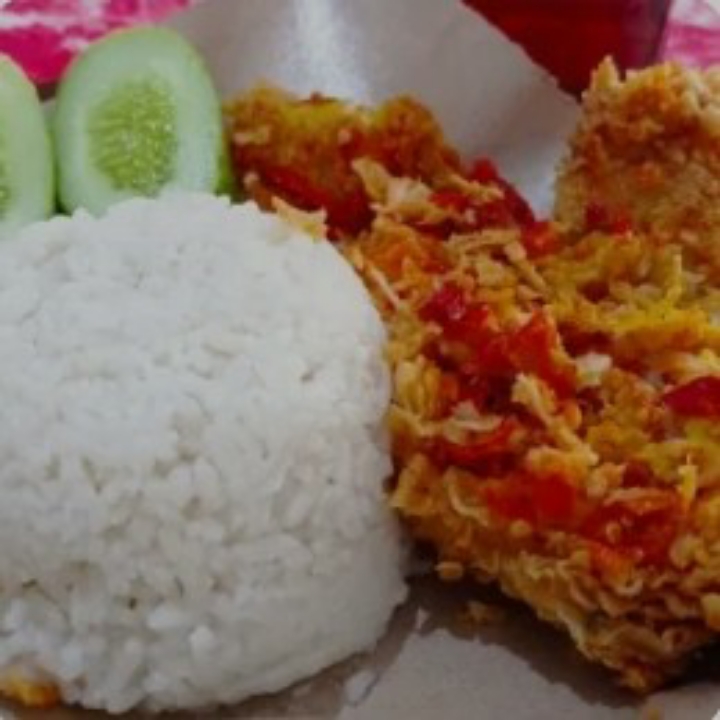 Ayam Geprek Nasi