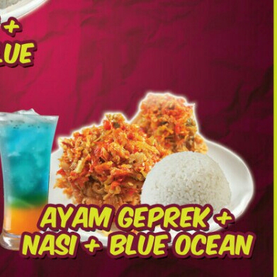 Ayam Geprek Nasi Lemon Tea