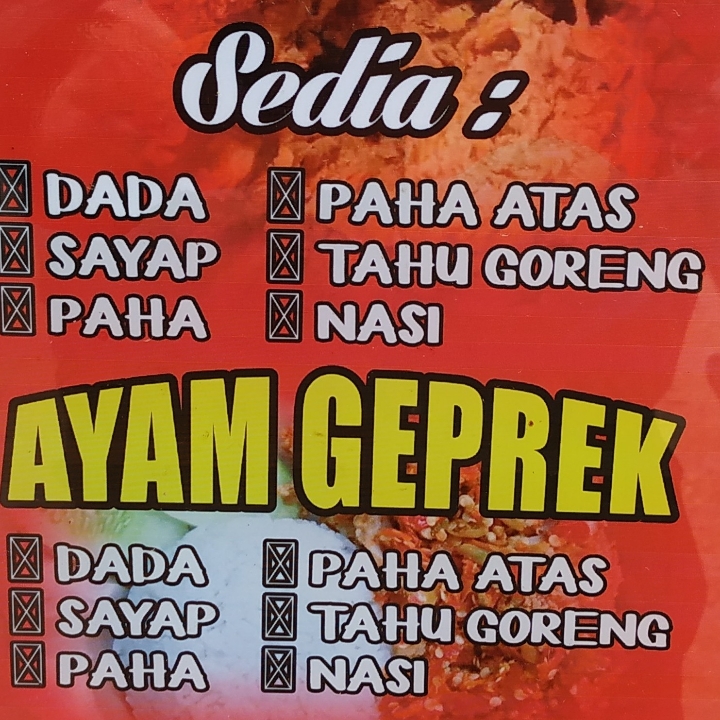 Ayam Geprek Paha Atas 