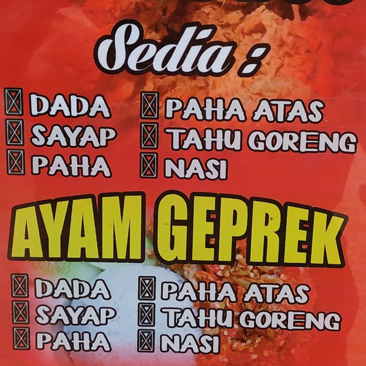 Ayam Geprek Paha Bawah