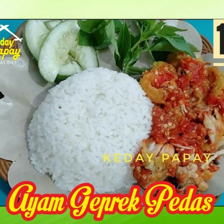 Ayam Geprek Pedas