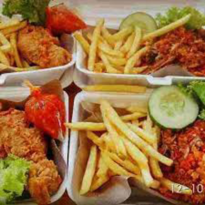 Ayam Geprek Plus Kentang