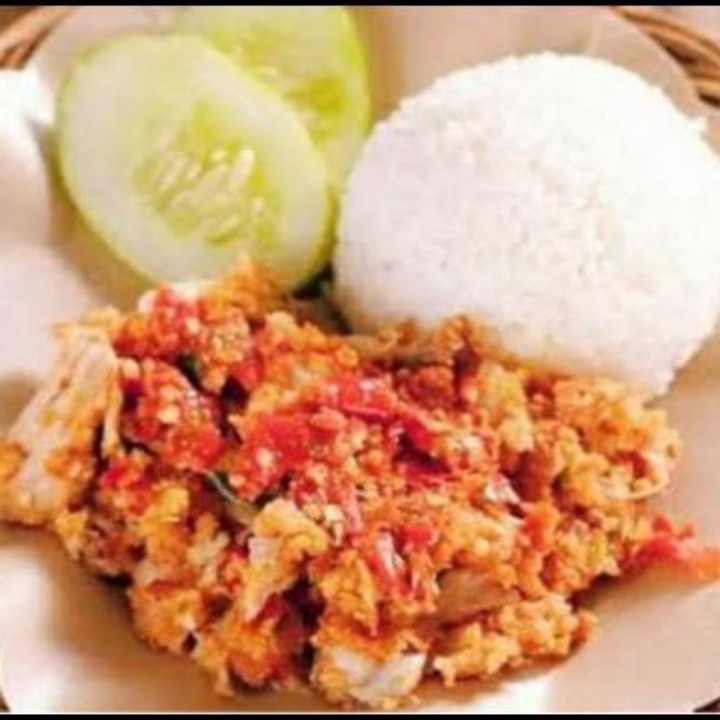 Ayam Geprek Plus Nasi