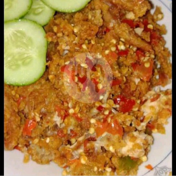 Ayam Geprek Saja Sambal Mentah