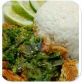 Ayam Geprek Sambal Ijo Nasi