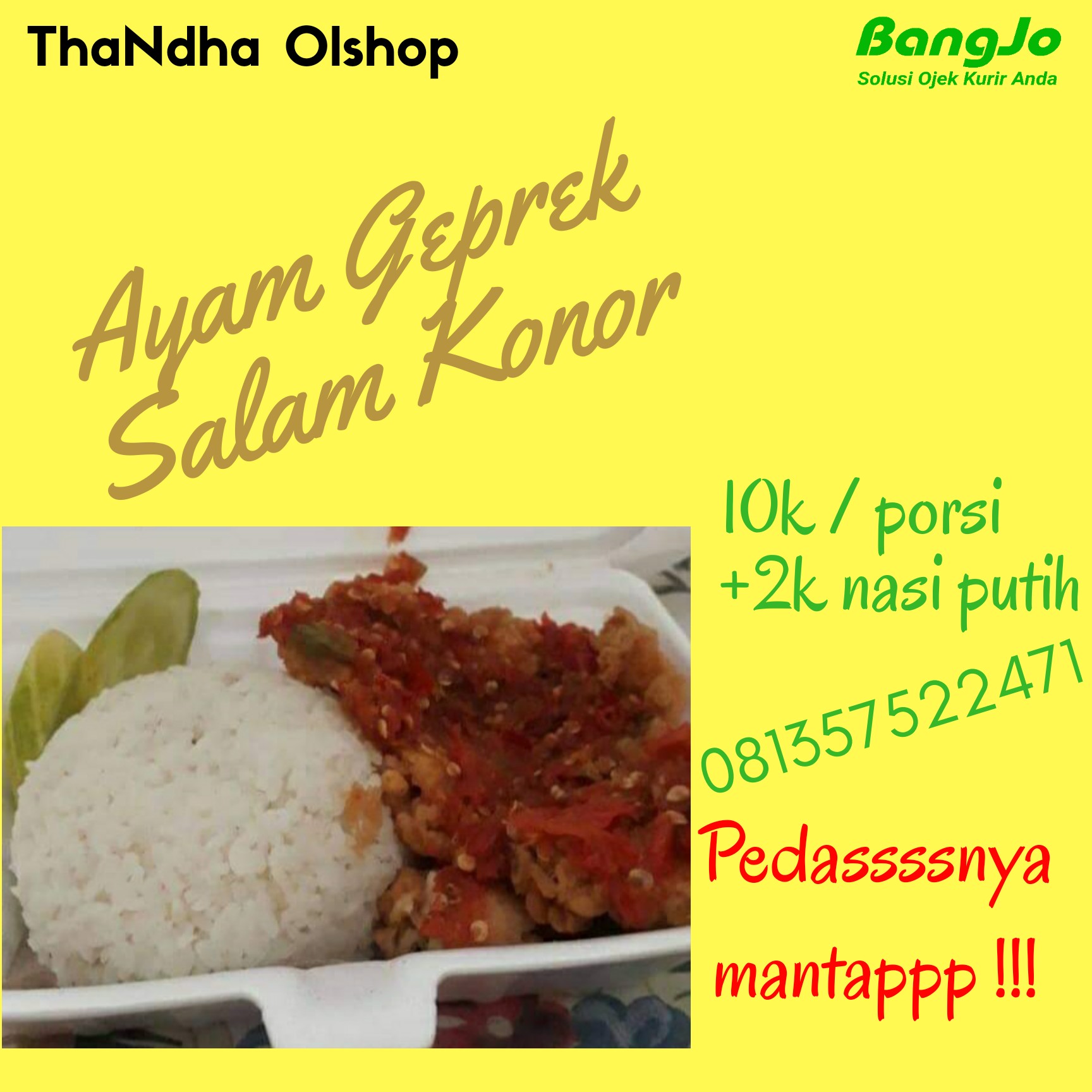 Ayam Geprek Sambal Konor