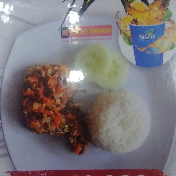 Paket Ayam Geprek Sambal Matah